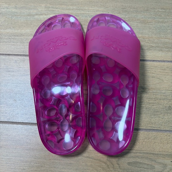 Coach Ulyssa Jelly Pool Slides - Picture 3 of 6